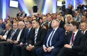 The participants of the VII International economic forum "Lviv - European factory"