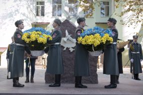 Opening of monument to fallen soldiers in ATO