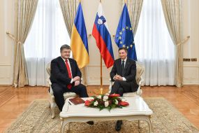 Petro Poroshenko, Borut Pahor 