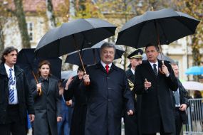 Petro Poroshenko, Borut Pahor