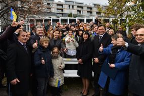 Petro Poroshenko, Marina Poroshenko, Borut Pahor, Tanya Pechar