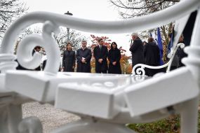 Petro Poroshenko, Marina Poroshenko, Borut Pahor, Tanya Pechar