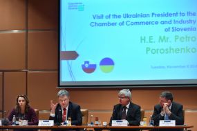Poroshenko meeting with representatives of Slovenian business