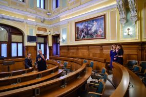 Petro Poroshenko, Marina Poroshenko and Zoran Jankovic