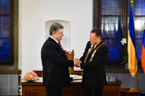 Petro Poroshenko and Zoran Jankovic