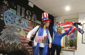 U.S. Election Night at America House in Kiev on November 8, 2016