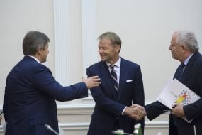 Alexander Danyluk, Vazil Hudak and Stepan Kubiv