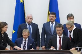 Vazil Hudak, Stepan Stepan Kubiv, Vladimir Groisman, Alexander Danyluk and Vladimir Omeljan