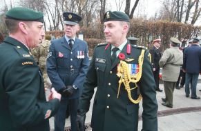 The participants of the ceremony on the occasion of Remembrance Day