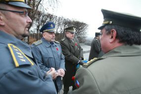 The participants of the ceremony on the occasion of Remembrance Day