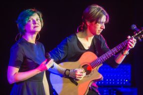 Members of the Russian folk rock group "Melnitsa"