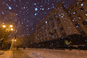 A snow in Kyiv