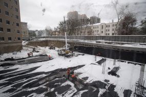 Building of a new Corps of  Okhmatdet Hospital