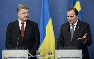 Петро Порошенко та Стефан Левен