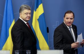 Petro Poroshenko and Stephen Leuven