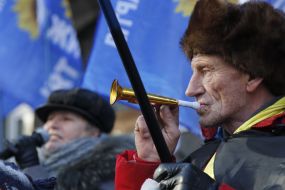 Participant of protest action