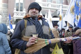 Participant of protest action
