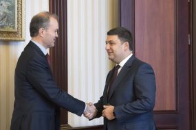 Владимир Гройсман и Атанасиос Арванитис