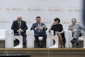Владимир Гройсман, Анна Деревянко и Хьюг Мингарелли