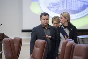 Stepan Poltorak and Ulyana Suprun