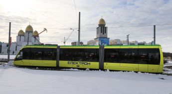 Opening of a new tram route to Sikhov