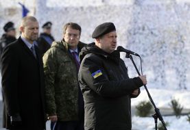 Oleksandr Turchynov, Andriy Andriy Teteruk and Anton Gerashchenko