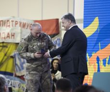 Petro Poroshenko and Dmytro Iarosh