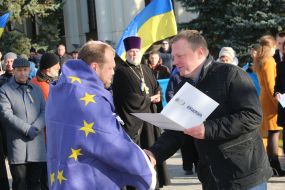 Events on the occasion of dignity and freedom in Dnipro