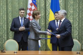 The signing of bilateral agreements