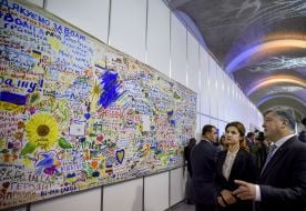 Petro Poroshenko with his wife Maryna