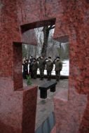 Laying of flowers to graves of military