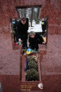 Laying of flowers to graves of military
