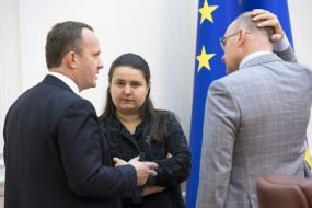 Ostap Semerak and Oksana Markarova