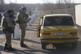 КПВВ «Золотое» в Луганской области
