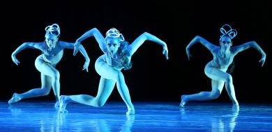 General rehearsal of modern ballet "Closer Than Love"
