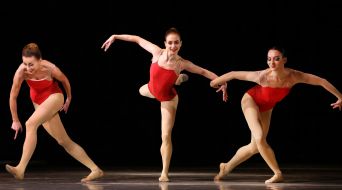 General rehearsal of modern ballet "Closer Than Love"