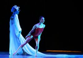 General rehearsal of modern ballet "Closer Than Love"