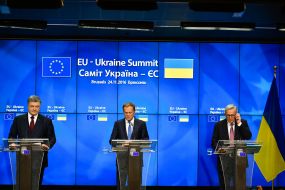 Petro Poroshenko in Ukraine-EU summit