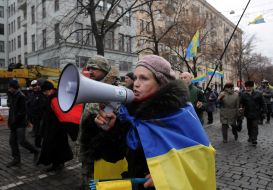 The procession on the occasion of the Day of Remembrance of the victims of Holodomor