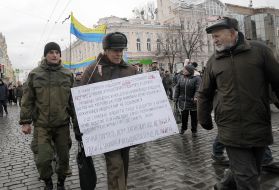 The procession on the occasion of the Day of Remembrance of the victims of Holodomor