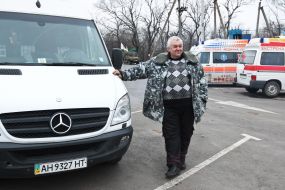 Checkpoint "Mayorskoe" in the Donetsk region