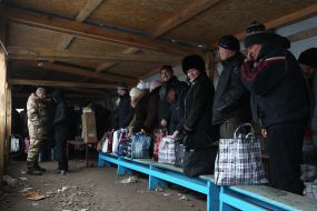 Checkpoint "Mayorskoe" in the Donetsk region