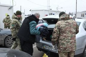 Checkpoint "Mayorskoe" in the Donetsk region