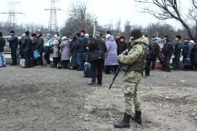 Checkpoint "Mayorskoe" in the Donetsk region