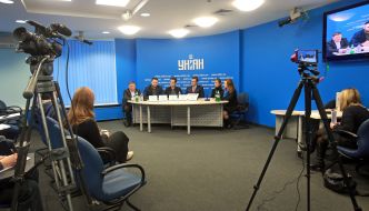 Участники пресс-конференции