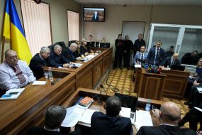 Заседание суда по делу "беркутовцев"