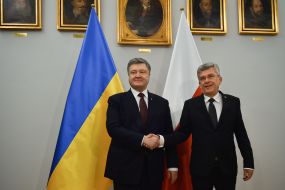 The meeting of Petro Poroshenko and Stanislav Karchevskyy