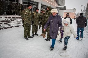 The rotation of the battalion fighters "Poltava"