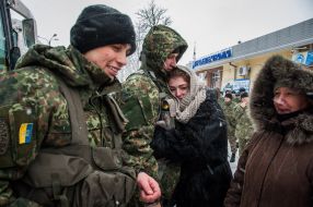 The rotation of the battalion fighters "Poltava"