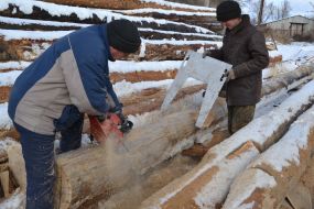 Construction of the bridge across the Yuzhni Bug